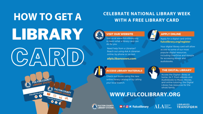 Sign Up for a Library Card during NLW 22 | Fulton County Library 